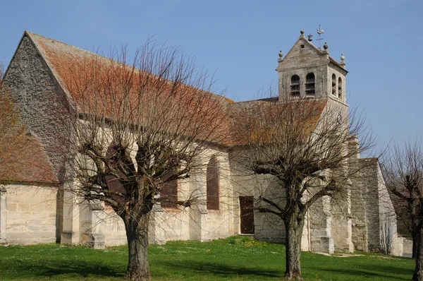 Die alte Kirche des Dorfes wy dit joli — Stockfoto