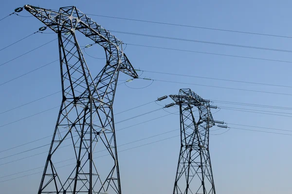 Een elektrische lijn in Val d Oise — Stockfoto