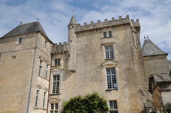 The castle of Vayres in Gironde — Stock Photo, Image