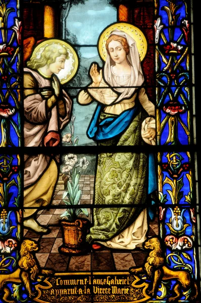 Mozaikové okno vigny církve — Stock fotografie