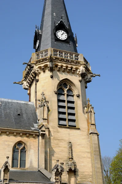 stock image The church of Vigny in Val d Oise