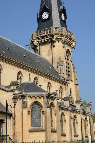 La chiesa di Vigny in Val d'Oise — Foto Stock