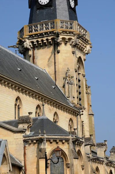 stock image The church of Vigny in Val d Oise