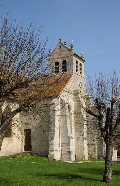 La vieille église de Wy dit Joli Village — Photo
