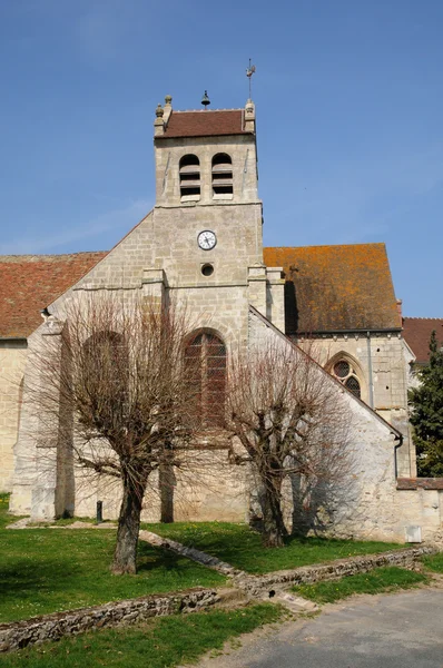 De oude kerk van wy dit joli village — Stockfoto