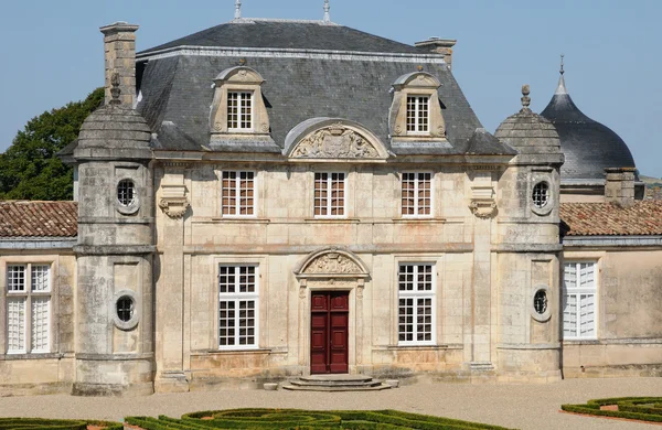 stock image France, the classical castle of Malle in Gironde