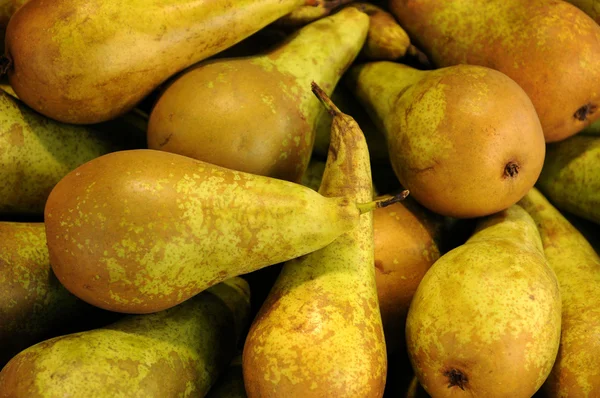 stock image Stall of pears on the market