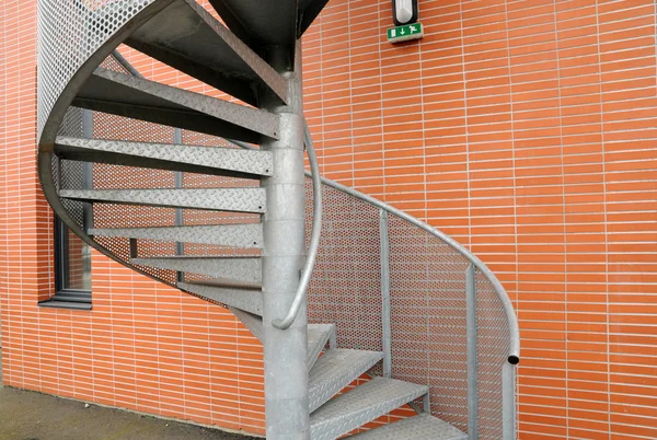 Požární schodiště — Stock fotografie