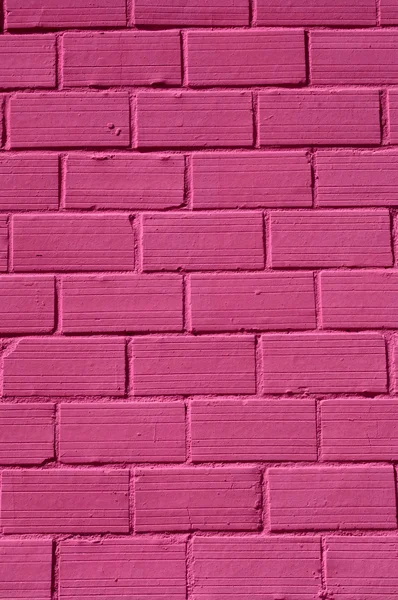 Roze bakstenen muur — Stockfoto