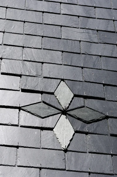 Close up of slates on a roof — Stock Photo, Image