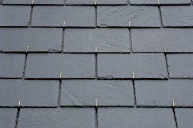 Close up of slates on a roof clipart