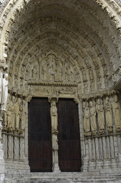 stock image Chartres cathedral