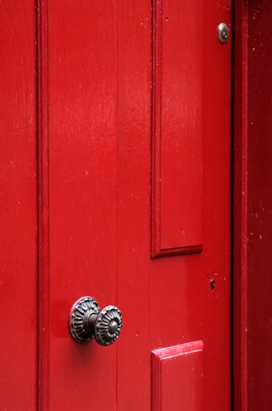 Rode deur — Stockfoto
