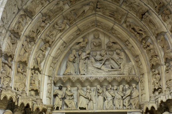 Katedrála v Chartres — Stock fotografie