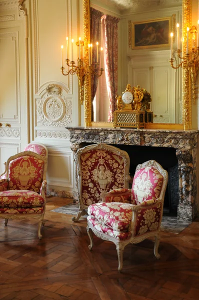 Versailles palota, egy társalgó a Petit Trianon — Stock Fotó