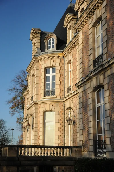 Franciaország, becheville kastély, a les mureaux — Stock Fotó