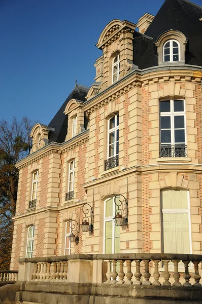 Franciaország, becheville kastély, a les mureaux — Stock Fotó