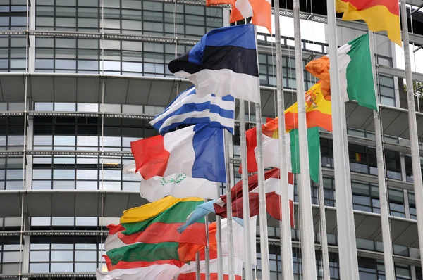 Francie, Evropský parlament ve Štrasburku — Stock fotografie