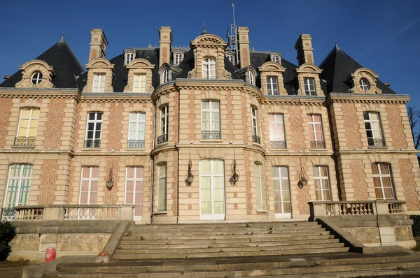 Frankrike, becheville slottet i les mureaux — Stockfoto