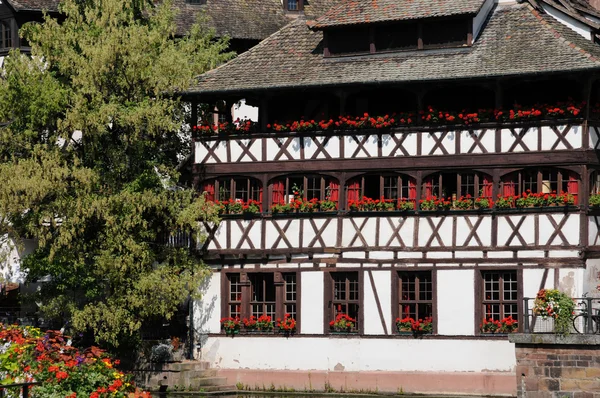 Maison ancienne dans le quartier de la Petite France à Strasbourg — Photo