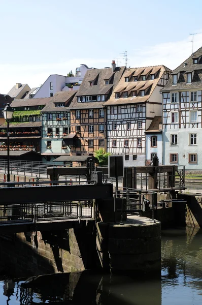 stock image Old house in the district of La Petite France in Strasbourg