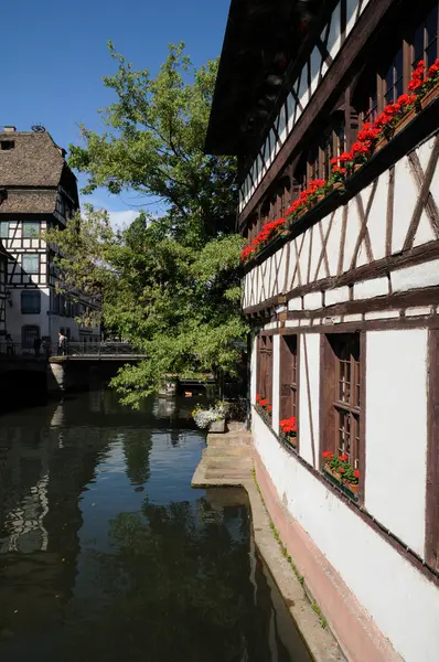 stock image Old house in the district of La Petite France in Strasbourg