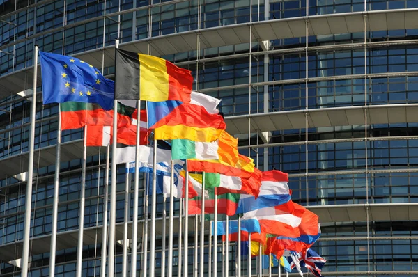 Франция, Европейский парламент Страсбурга — стоковое фото