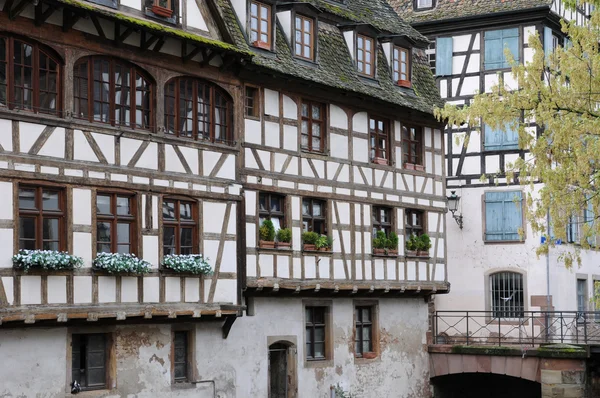 stock image Old house in the district of La Petite France in Strasbourg