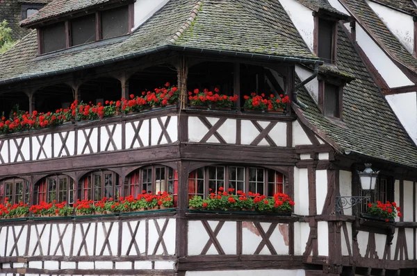 stock image Old house in the district of La Petite France in Strasbourg