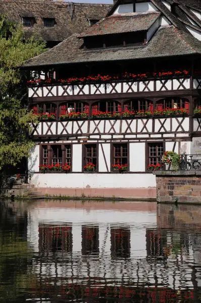 stock image Old house in the district of La Petite France in Strasbourg