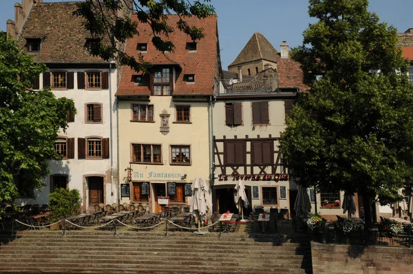 Régi ház a La Petite Franciaország kerületben Strasbourgban — Stock Fotó