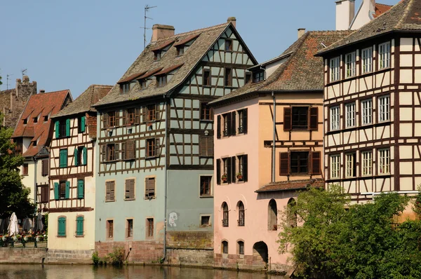 Παλιό σπίτι στην περιοχή La Petite Γαλλία στο Στρασβούργο — Φωτογραφία Αρχείου