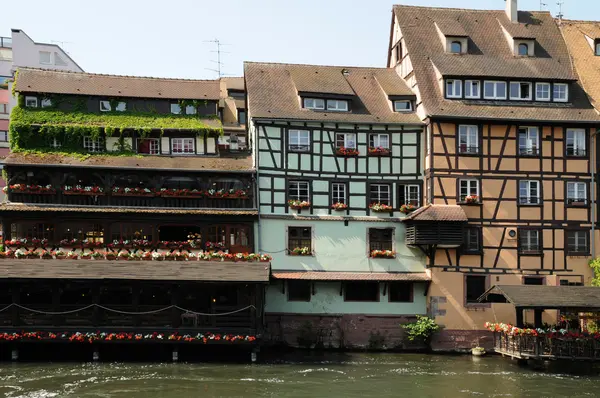 stock image Old house in the district of La Petite France in Strasbourg