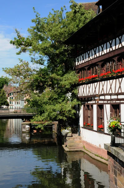 stock image Old house in the district of La Petite France in Strasbourg