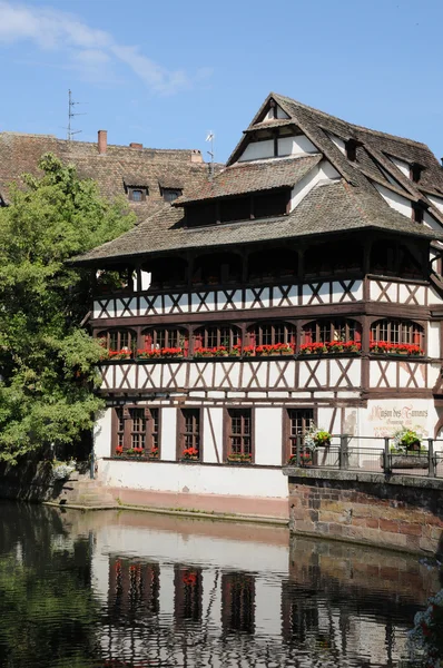 stock image Old house in the district of La Petite France in Strasbourg