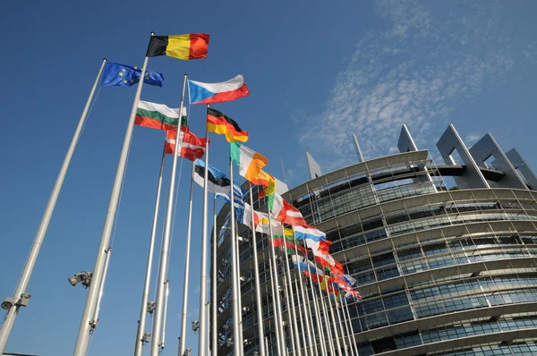 Frankreich, das Europäische Parlament von Straßburg — Stockfoto