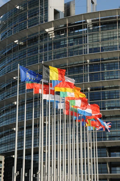 França, Parlamento Europeu de Estrasburgo — Fotografia de Stock