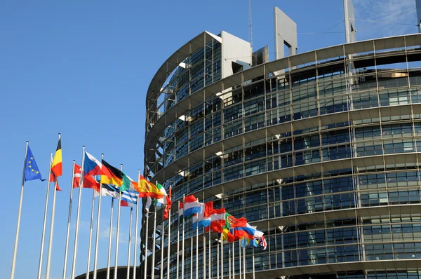 Frankrike, Europaparlamentet i Strasbourg – stockfoto
