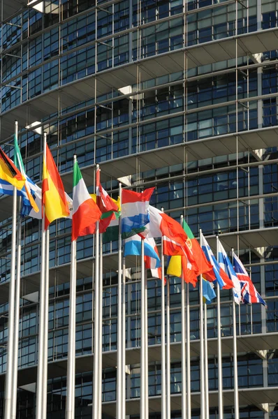 Франция, Европейский парламент Страсбурга — стоковое фото