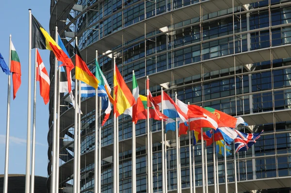 Francia, el Parlamento Europeo de Estrasburgo — Foto de Stock