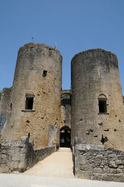 Κάστρο των villandraut στο gironde — Φωτογραφία Αρχείου