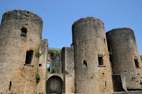 Замок Вілландро в регіоні Gironde — стокове фото
