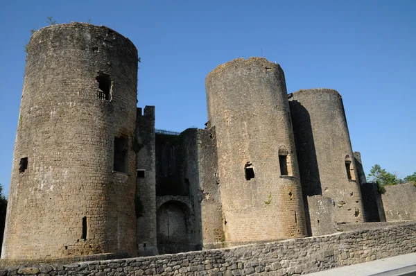 Замок Вілландро в регіоні Gironde — стокове фото