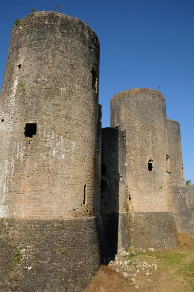 Κάστρο των villandraut στο gironde — Φωτογραφία Αρχείου