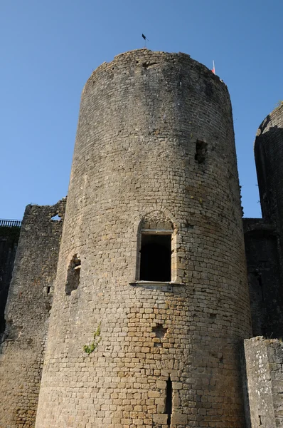 Schloss von villandraut in gironde — Stockfoto