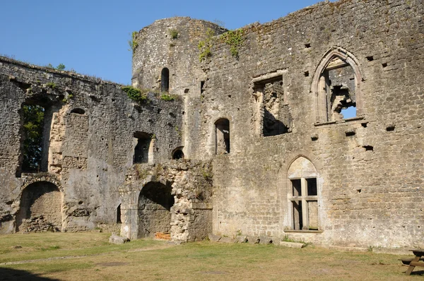 stock image Castle of Villandraut in Gironde