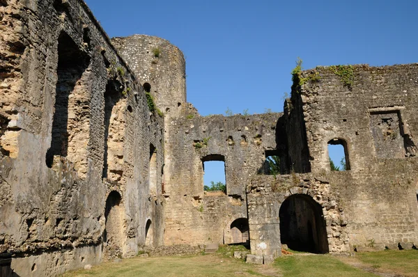 stock image Castle of Villandraut in Gironde