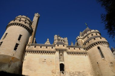France, castle of Pierrefonds in Picardie clipart
