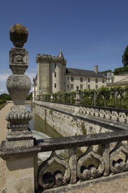 France, the renaissance castle of Villandry clipart