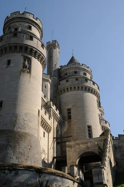 Francia, castello di Pierrefonds in Picardie — Foto Stock